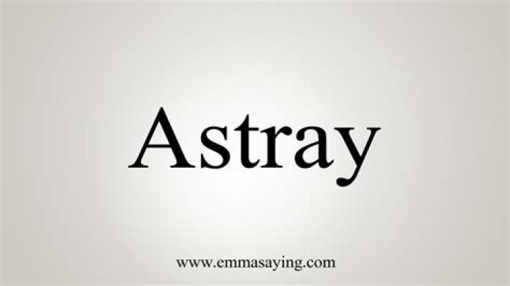 A Comprehensive Guide To "What Does Astray Mean": Definition And Context