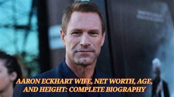Discover The Surprising Height Of Aaron Eckhart